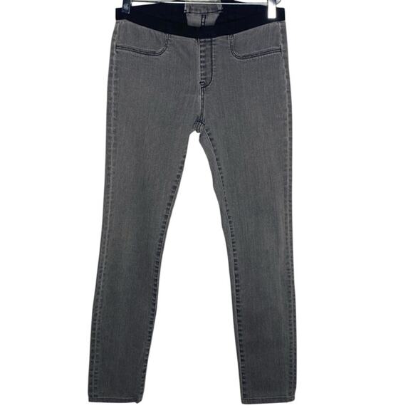Helmut Lang Gray Denim Pull on Skinny Jeans Size 27 - Picture 1 of 7